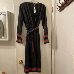 “Gucci” stripe Beach cover up